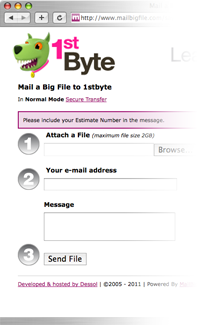 1stbyte & MailBigFile